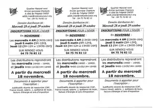 <h2>Campagne d'inscription des "restos du cœur CREST" </h2>