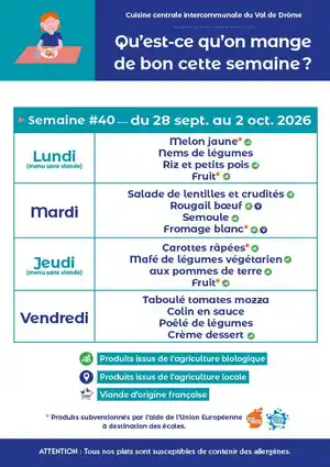 <h2>MENUS CANTINE du 28 septembre au 16 octobre 2026</h2>
